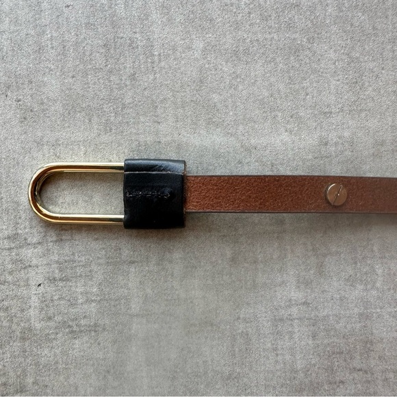 Halogen Skinny Womenβs Belt Snake-Skin Style - Picture 2 of 6